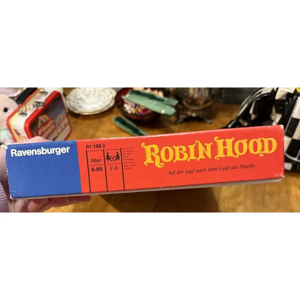 ROBIN HOOD Rare Vintage 1990 German Family Board Game By Ravensburger